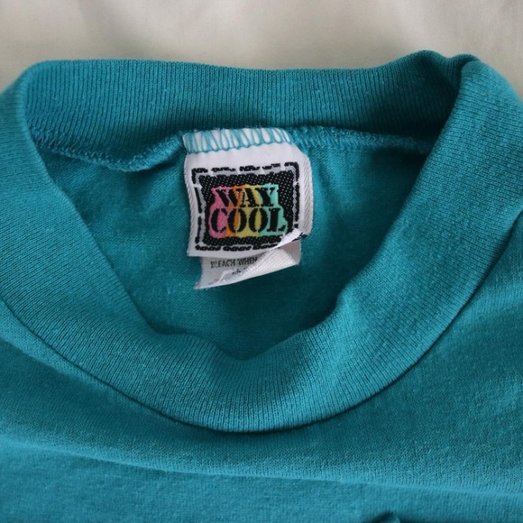 Puppy pocket teal shirt - Picture 4 of 7